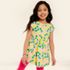 Girls Short Sleeve Flounce Tunic Top, alternative image
