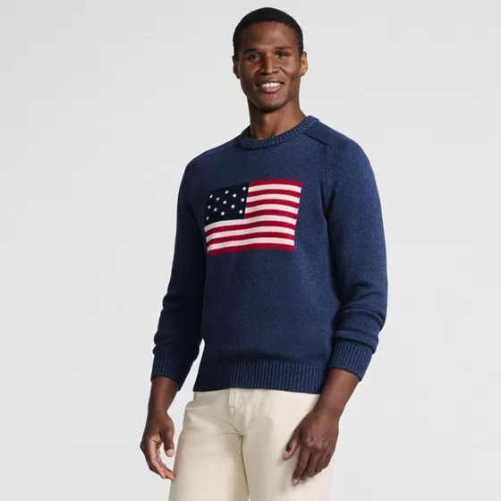 Men's Drifter Flag Crew Neck Sweater - primary