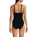 Women's Sculpting Suit Targeted Control Draped One Piece Swimsuit, Back