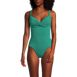 Women's Sculpting Suit Targeted Control Draped One Piece Swimsuit, Front