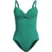 Women's Sculpting Suit Targeted Control Draped One Piece Swimsuit, Front