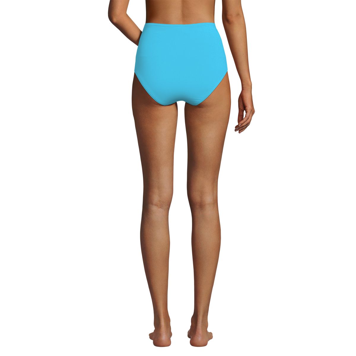 Women's Sculpting Suit Chlorine Resistant Targeted Control Retro High Waisted Bikini Swim Bottoms