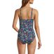 Women's Sculpting Suit Draped One Piece Swimsuit, Back