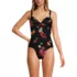 Women's Sculpting Suit Draped One Piece Swimsuit, Front