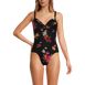 Women's Sculpting Suit Draped One Piece Swimsuit, Front