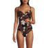 Women's Sculpting Suit Draped One Piece Swimsuit, Front