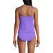 Women's Shirred V-neck Tankini Swimsuit Top, Back