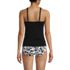 Women's Shirred V-neck Tankini Swimsuit Top, Back
