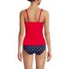 Women's Shirred V-neck Tankini Swimsuit Top, Back