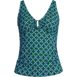 Women's Shirred V-neck Tankini Swimsuit Top, alternative image