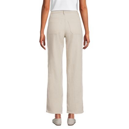 Women's Denim High Rise Utility Cargo Ankle Jeans - image 5