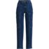 Women's Plus Size Denim High Rise Utility Cargo Ankle Jeans, Front
