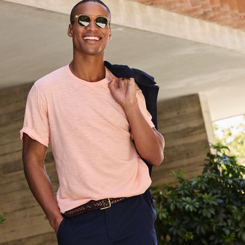 lands end mens t shirts with pockets