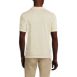 Men's Short Sleeve Slub Johnny Collar Polo, Back