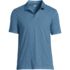 Men's Short Sleeve Slub Johnny Collar Polo, Front