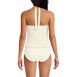 Women's Texture Halter Tankini Swimsuit Top, Back