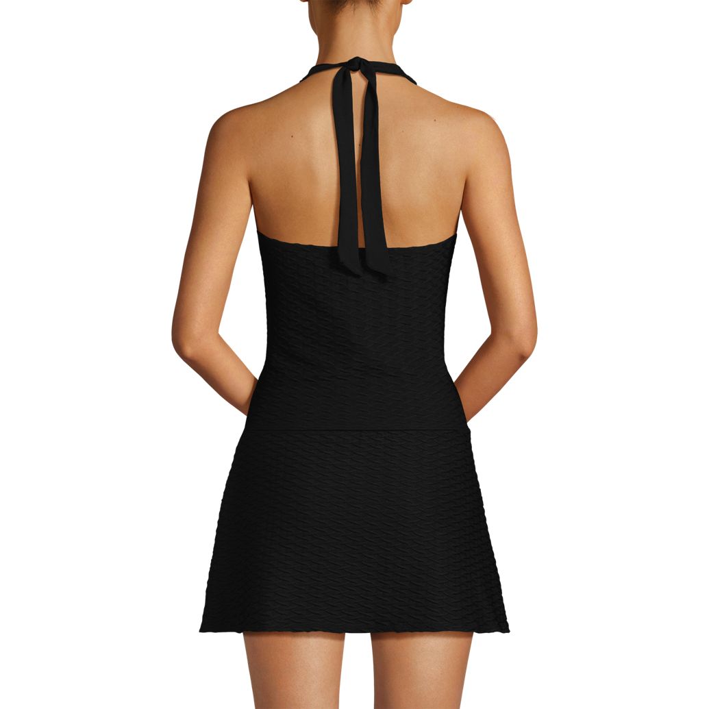 Women's Texture Halter Tankini Swimsuit Top