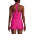 Women's Texture Halter Tankini Swimsuit Top, Back