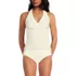 Women's Texture Halter Tankini Swimsuit Top, Front