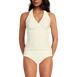 Women's Texture Halter Tankini Swimsuit Top, Front