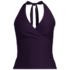 Women's Texture Halter Tankini Swimsuit Top, Front