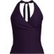 Women's Texture Halter Tankini Swimsuit Top, Front