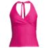 Women's Texture Halter Tankini Swimsuit Top, Front