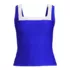 Women's Texture Square Neck Tankini Swimsuit Top, Front