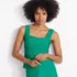 Women's Texture Square Neck Tankini Swimsuit Top, alternative image