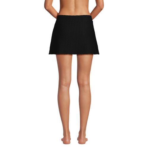 Women's Texture Swim Skirt Swim Bottoms, Back