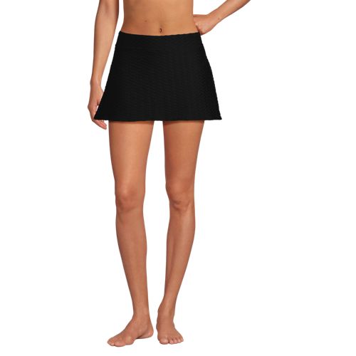 Women's Texture Swim Skirt Swim Bottoms, Front