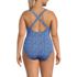Women's Plus Size Tugless X-Back One Piece Swimsuit, Back
