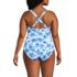 Women's Plus Size Tugless X-Back One Piece Swimsuit, Back