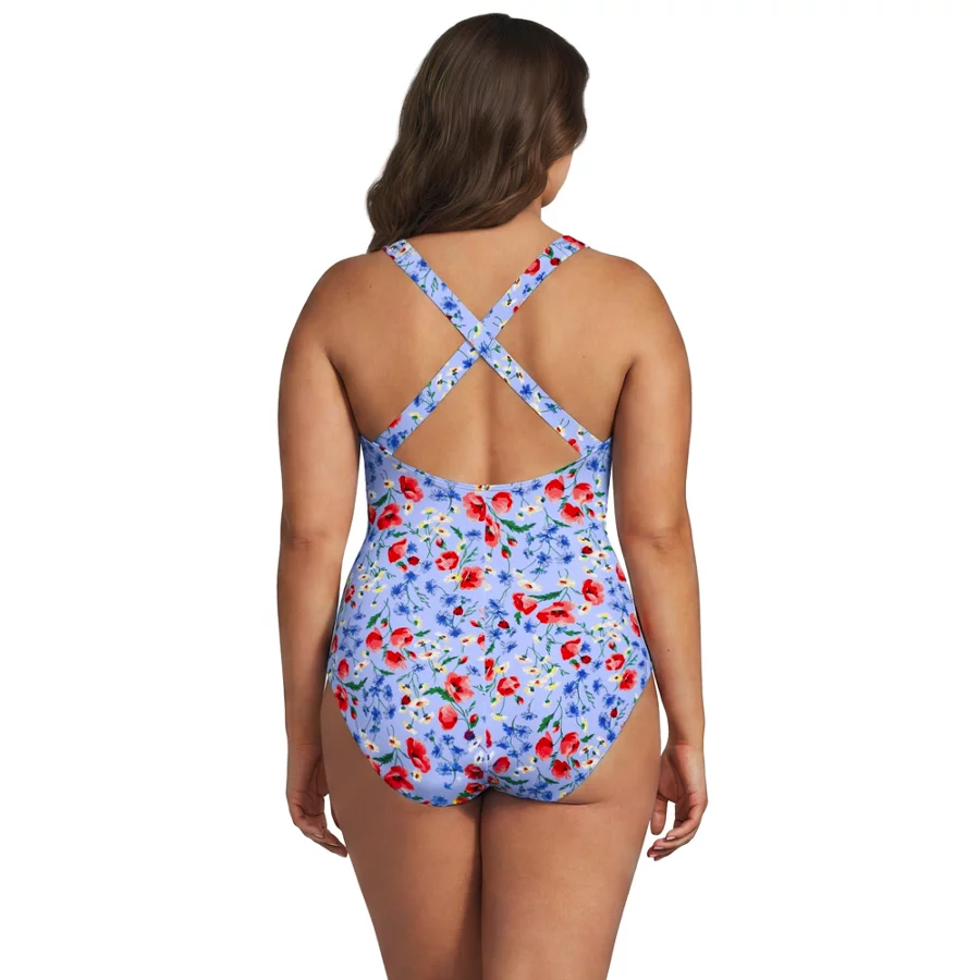 Women's Tugless X Back One Piece Swimsuit view 6