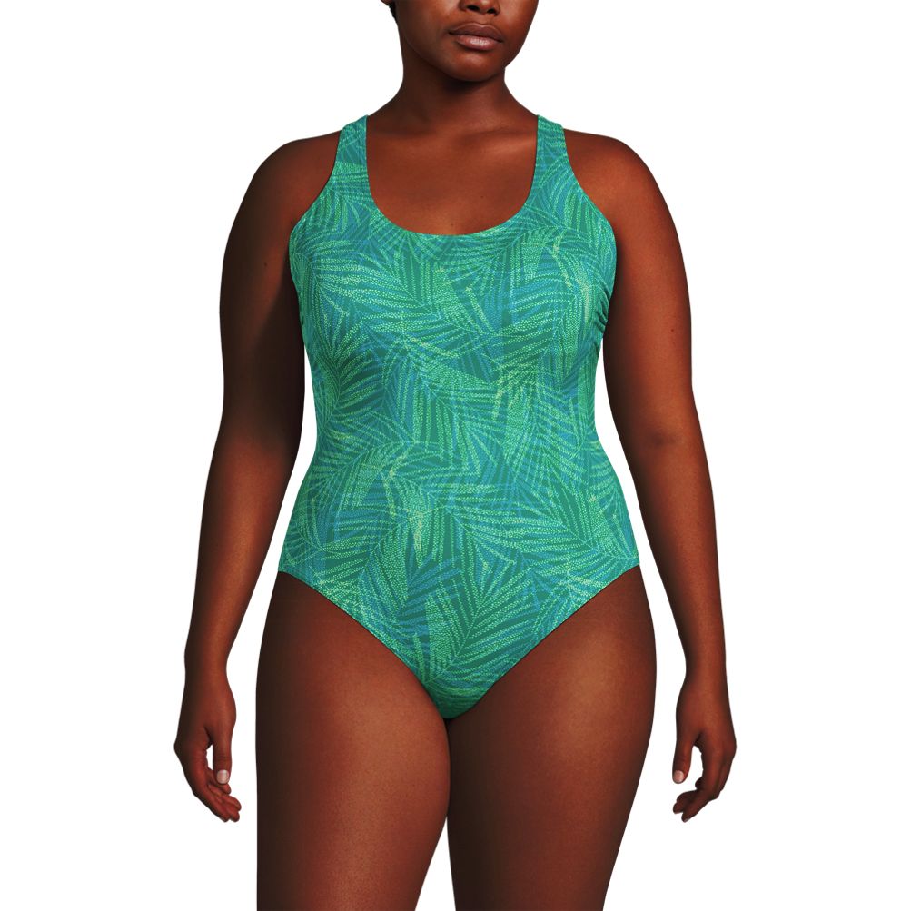 Lands' End Womens Chlorine Resistant Tugless Tank Soft Cup One Piece  Swimsuit-Dbl Splice Deep Sea/Ombre Ripples Plus 24w : : Clothing,  Shoes & Accessories