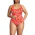 Women's Plus Size Tugless X-Back One Piece Swimsuit, Front