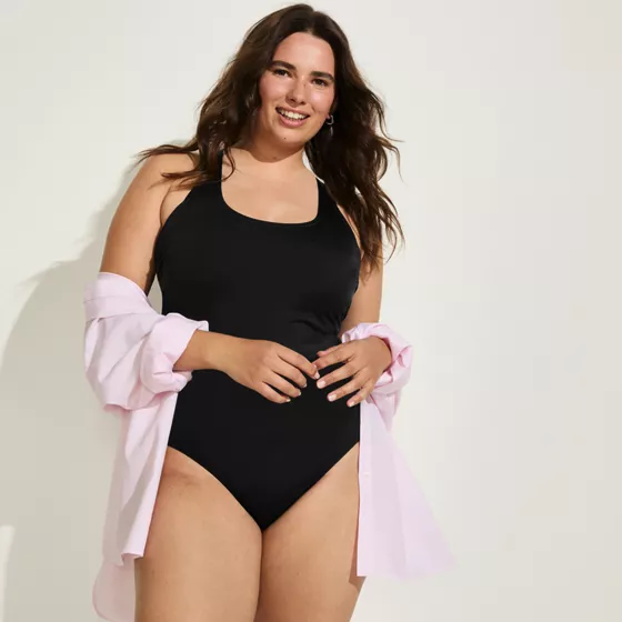 Women's Tugless X-Back One Piece Swimsuit - primary