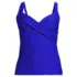 Women's Texture Underwire Wrap Tankini Swimsuit Top , Front