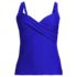 Women's Texture Underwire Wrap Tankini Swimsuit Top , Front