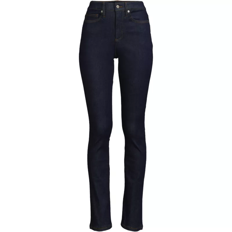 Women's Denim High Rise Slimming Slim Jeans, Front