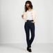 Women's Petite Denim High Rise Slimming Slim Jeans, alternative image