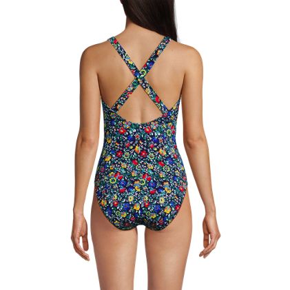 Women's Tugless X-Back One Piece Swimsuit - image 2