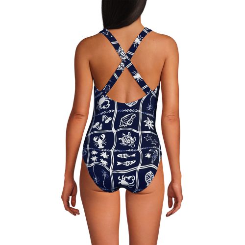 Sea Stamp/Navy/White