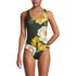 Women's Petite Tugless X-Back One Piece Swimsuit, Front