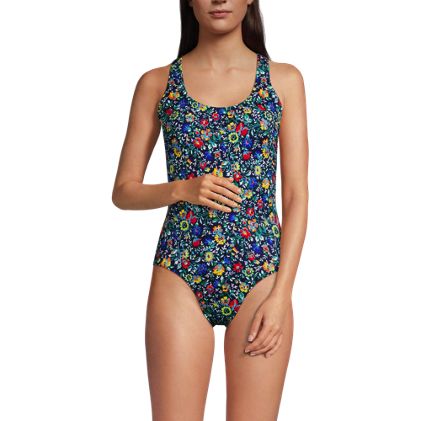 Women's Tugless X-Back One Piece Swimsuit - image 1