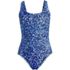 Women's Plus Size Tugless X-Back One Piece Swimsuit, Front