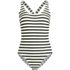 Women's Petite Tugless X-Back One Piece Swimsuit, Front