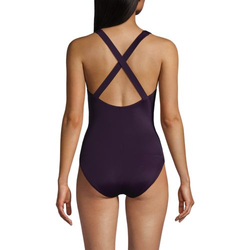Women's Tugless X-Back One Piece Swimsuit, Back