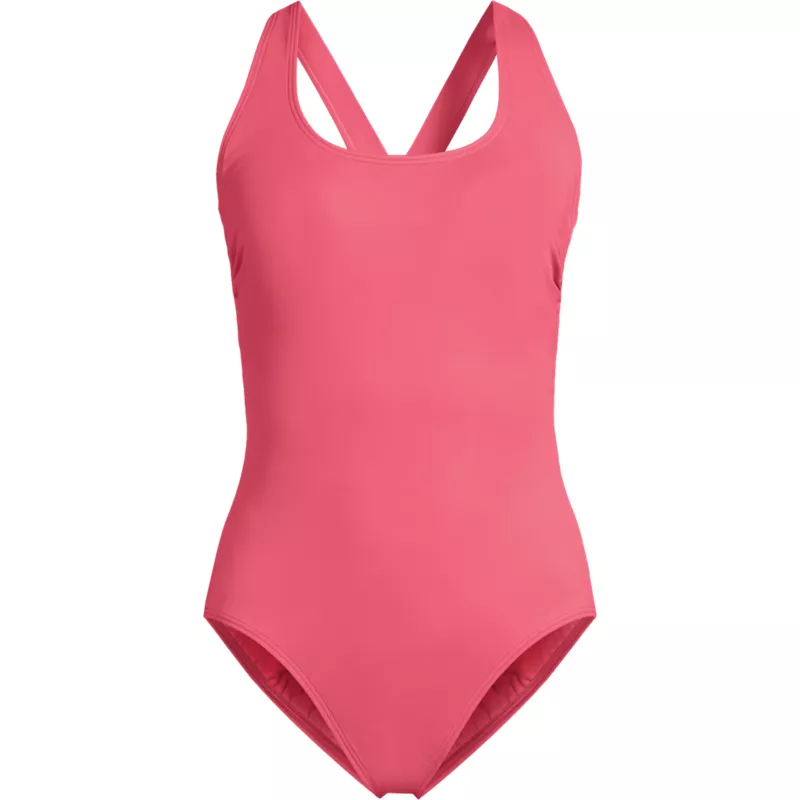 Women's Tugless X-Back One Piece Swimsuit, Front