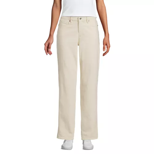 Women's Denim Mid Rise Boyfriend Jeans, Front